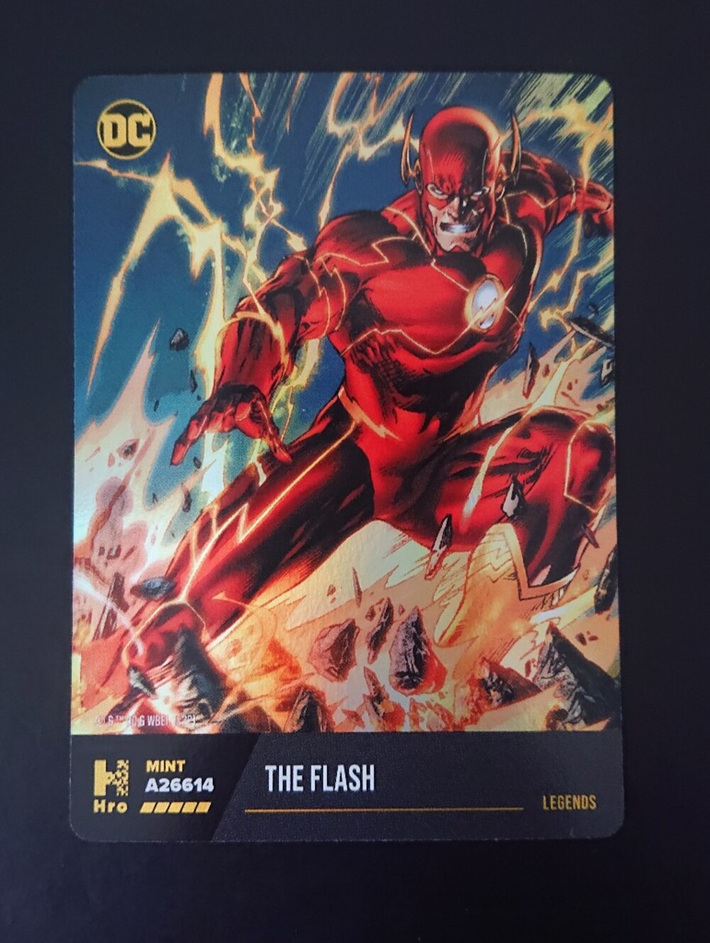 2022 Hro DC Multiverse Card - Chapter 2 Legendary - The Flash - Legends Foil